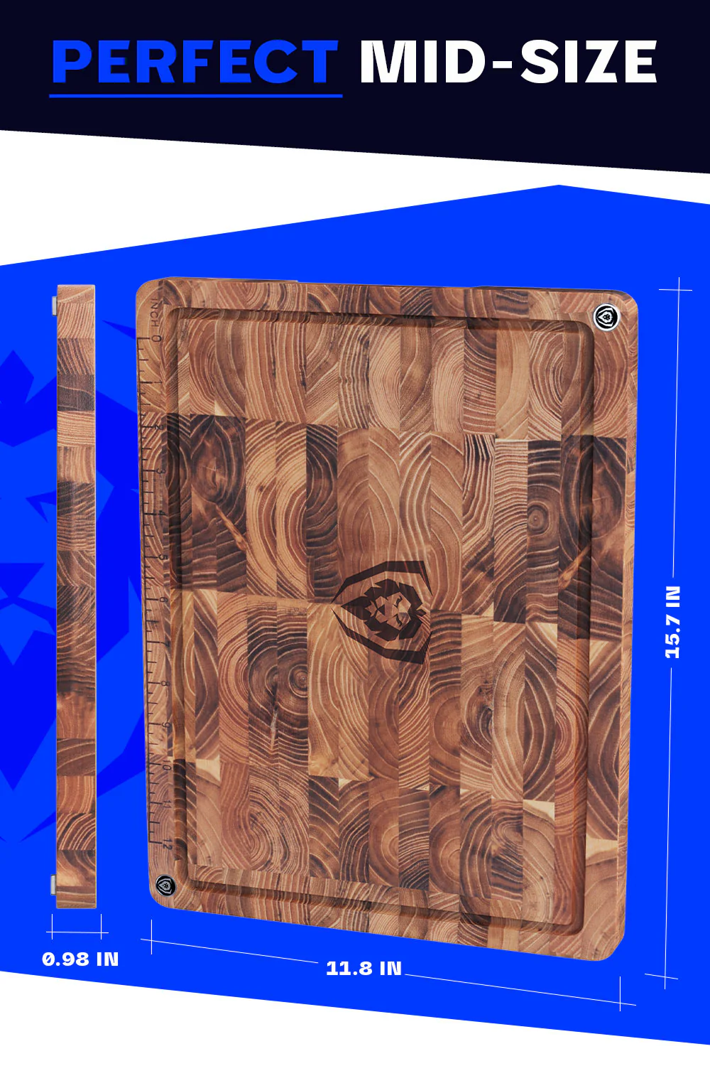 Teak Cutting Board | Medium Size | Dalstrong © - Image 5