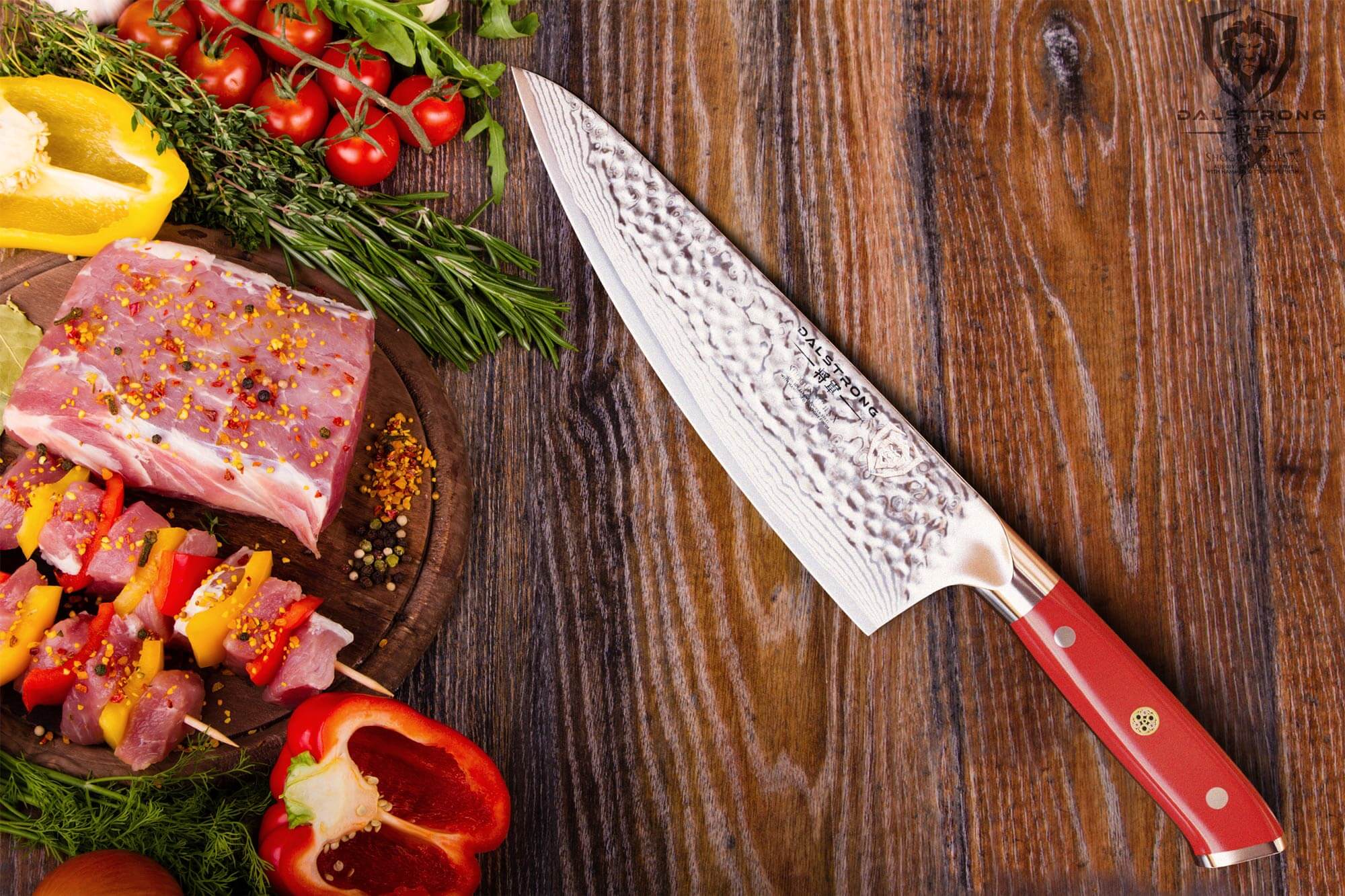 Chef's Knife 8" | Shogun Series X - Colored ABS Handle | Dalstrong © - Image 12