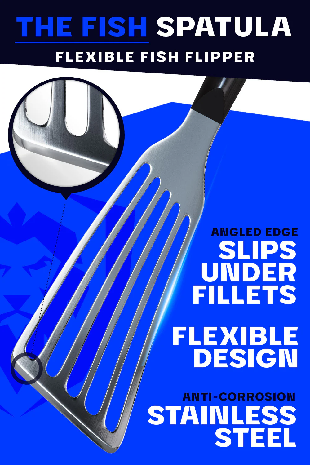 Professional Slotted Fish Spatula 7.5" | Dalstrong © - Image 3