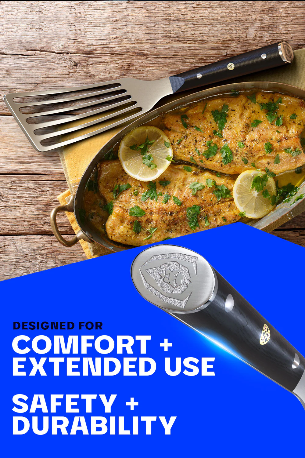 Professional Slotted Fish Spatula 7.5" | Dalstrong © - Image 6