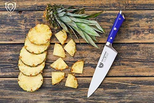 Chef's Knife 8" | Blue Handle | Gladiator Series | NSF Certified | Dalstrong © - Image 10