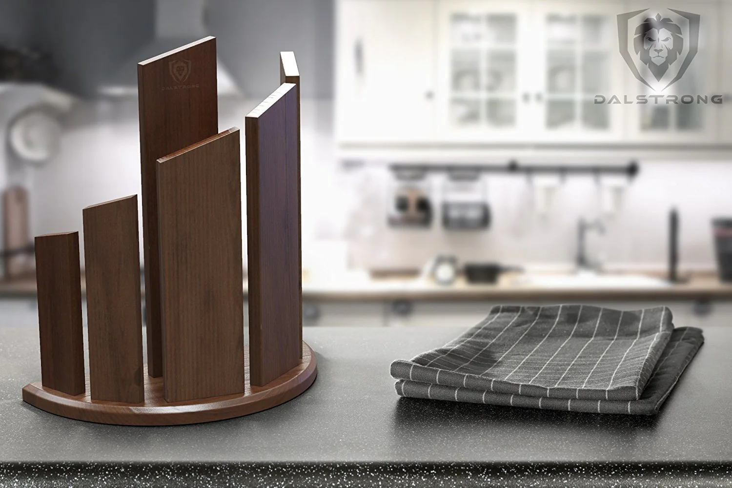 Dragon Spire Magnetic Block | Double-Sided | Walnut Wood | Dalstrong © - Image 7