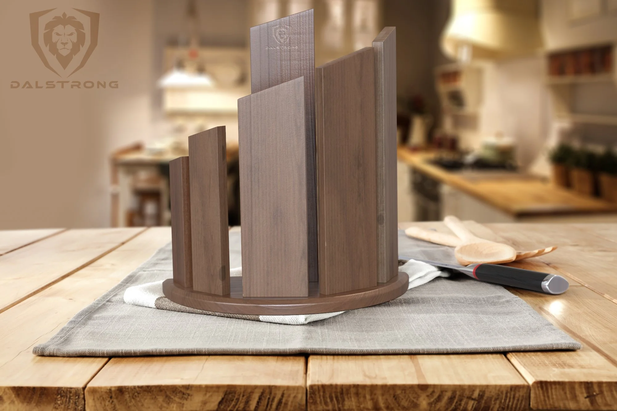 Dragon Spire Magnetic Block | Double-Sided | Walnut Wood | Dalstrong © - Image 9