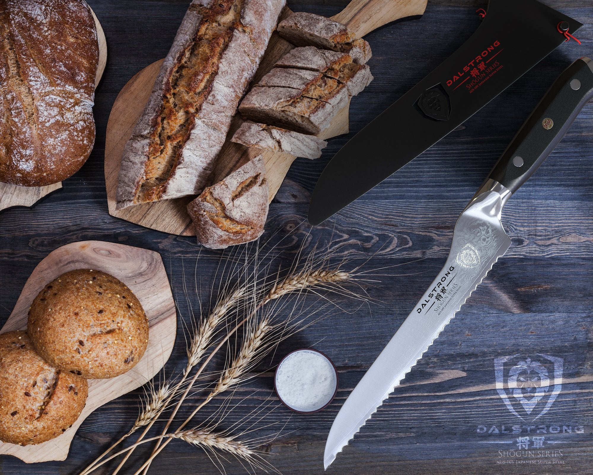 Serrated Offset Knife 8" | Shogun Series ELITE | Dalstrong © - Image 8