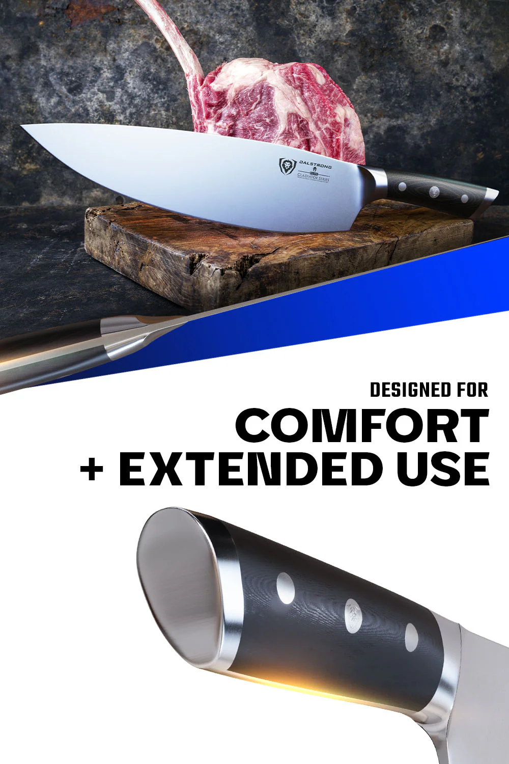 Cleaver & Butcher Knife 12.5" | Devastator | Gladiator Series | Dalstrong © - Image 5