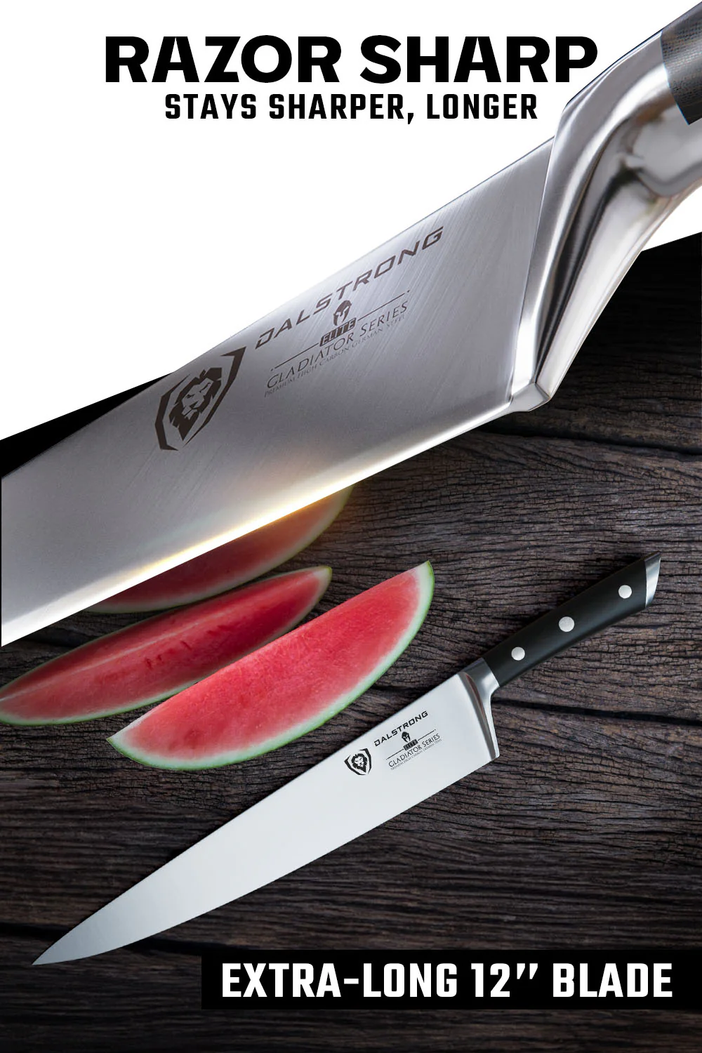 Chef's Knife 12" | Gladiator Series | NSF Certified | Dalstrong © - Image 3