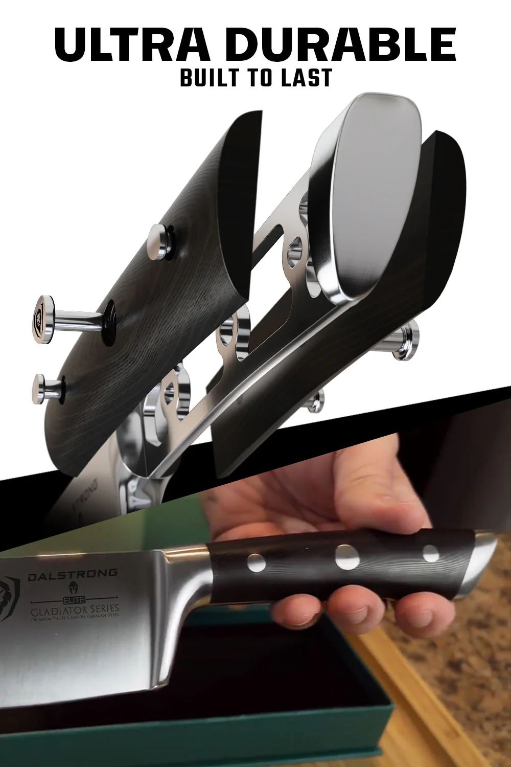 Chef's Knife 12" | Gladiator Series | NSF Certified | Dalstrong © - Image 4