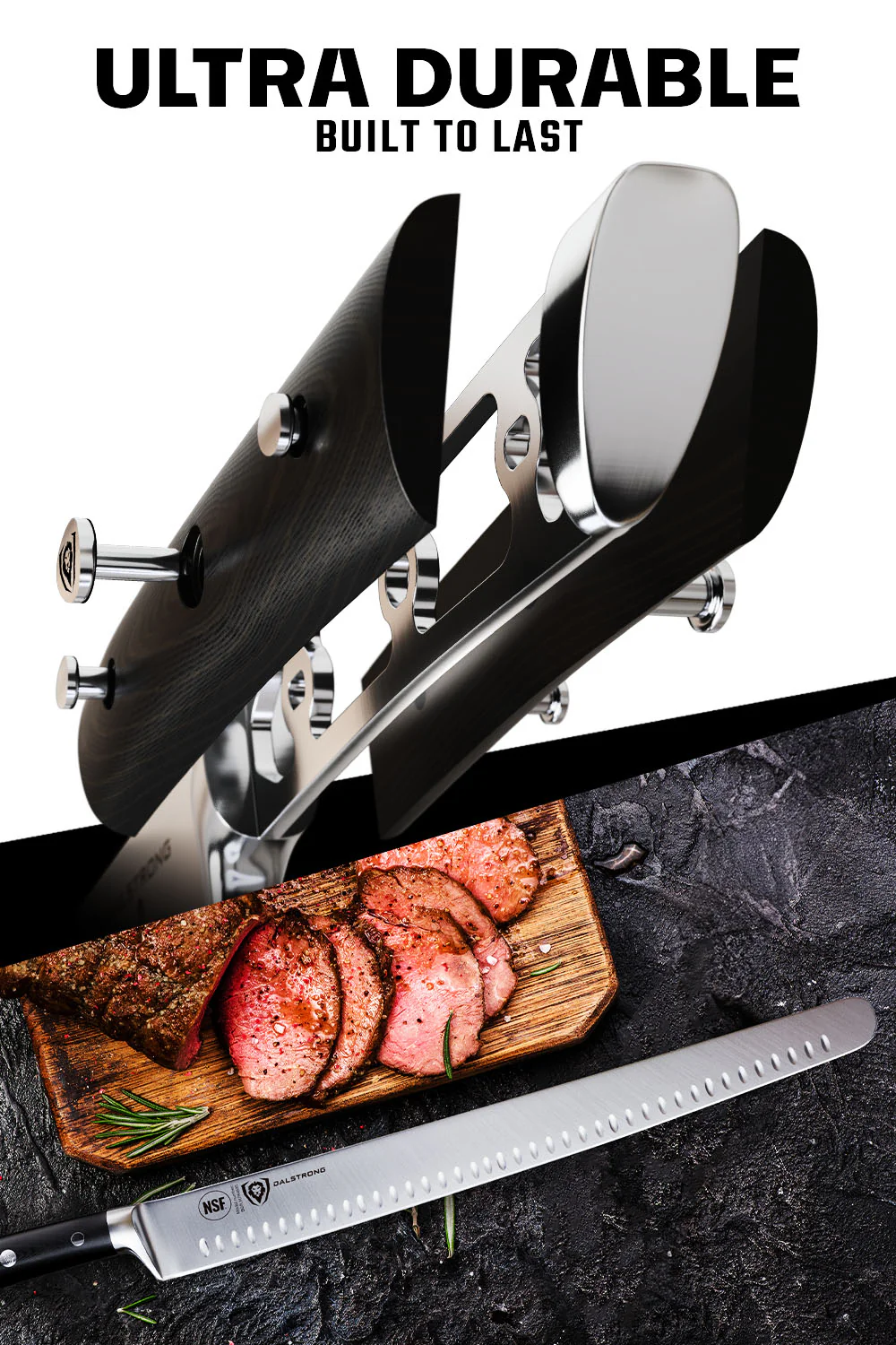 Extra-Long Slicing & Carving Knife 14" | Gladiator Series | Dalstrong © - Image 4
