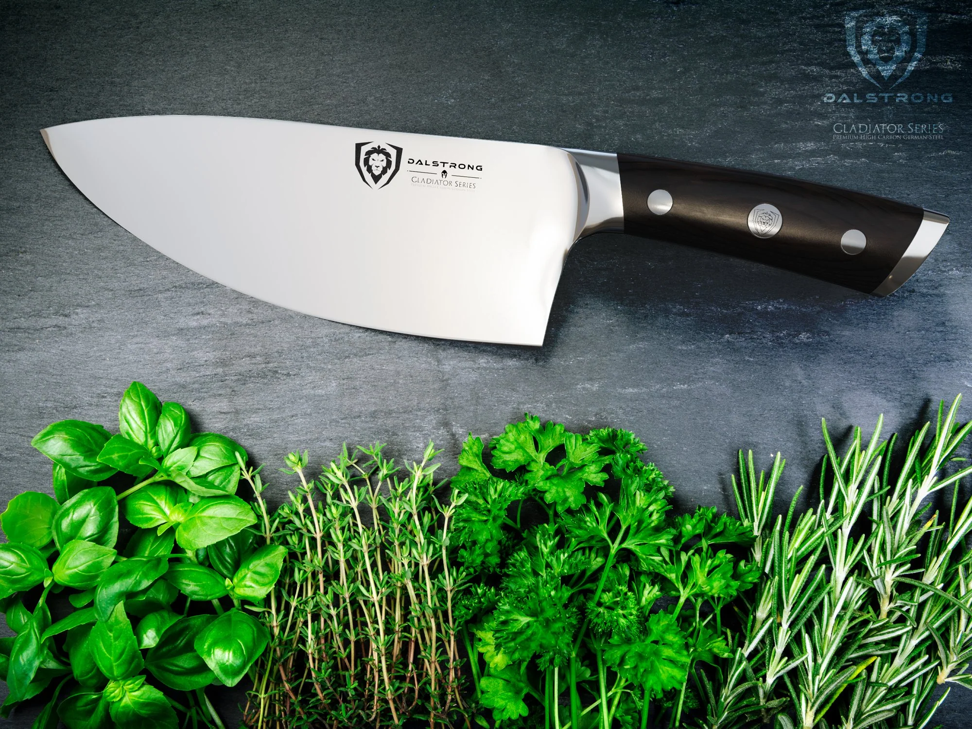 Rocking Herb Knife 7" | Gladiator Series | NSF Certified | Dalstrong © - Image 9