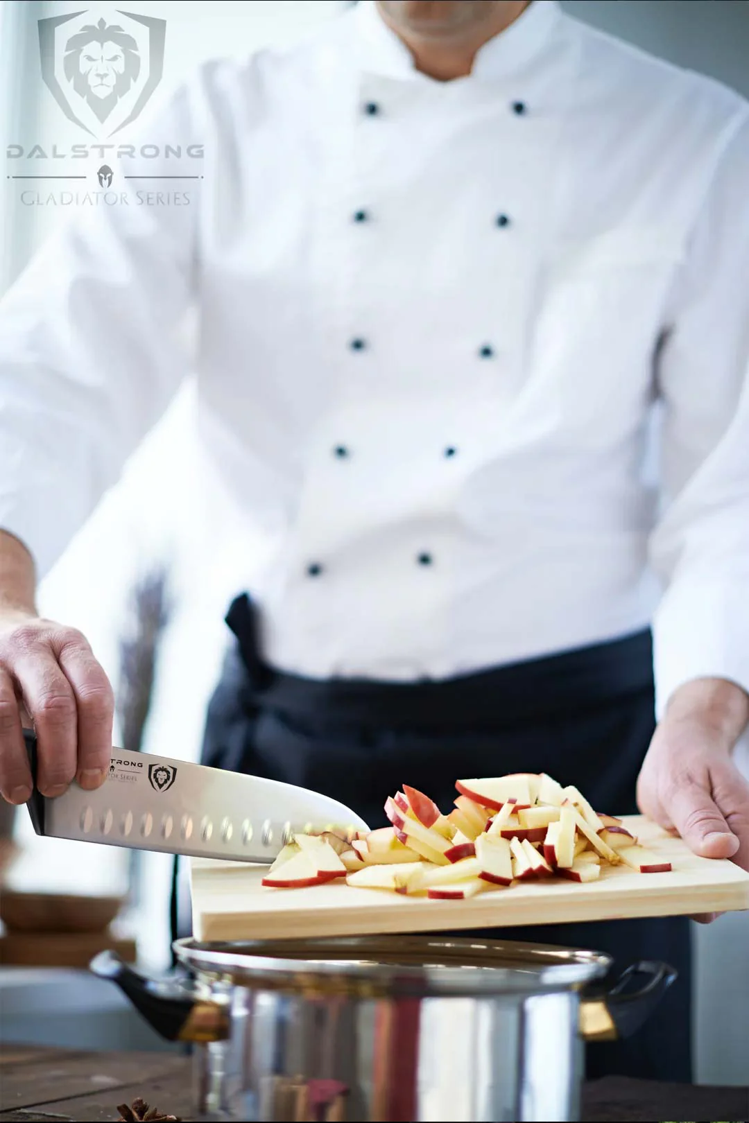 Santoku Knife 7" | Gladiator Series | NSF Certified | Dalstrong © - Image 10