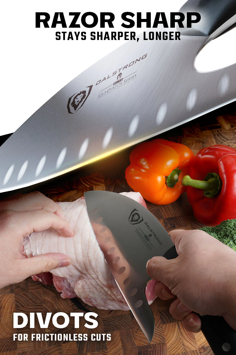 Guardian Chef's Knife 8" | Ergonomic | Gladiator Series | Dalstrong © - Image 3