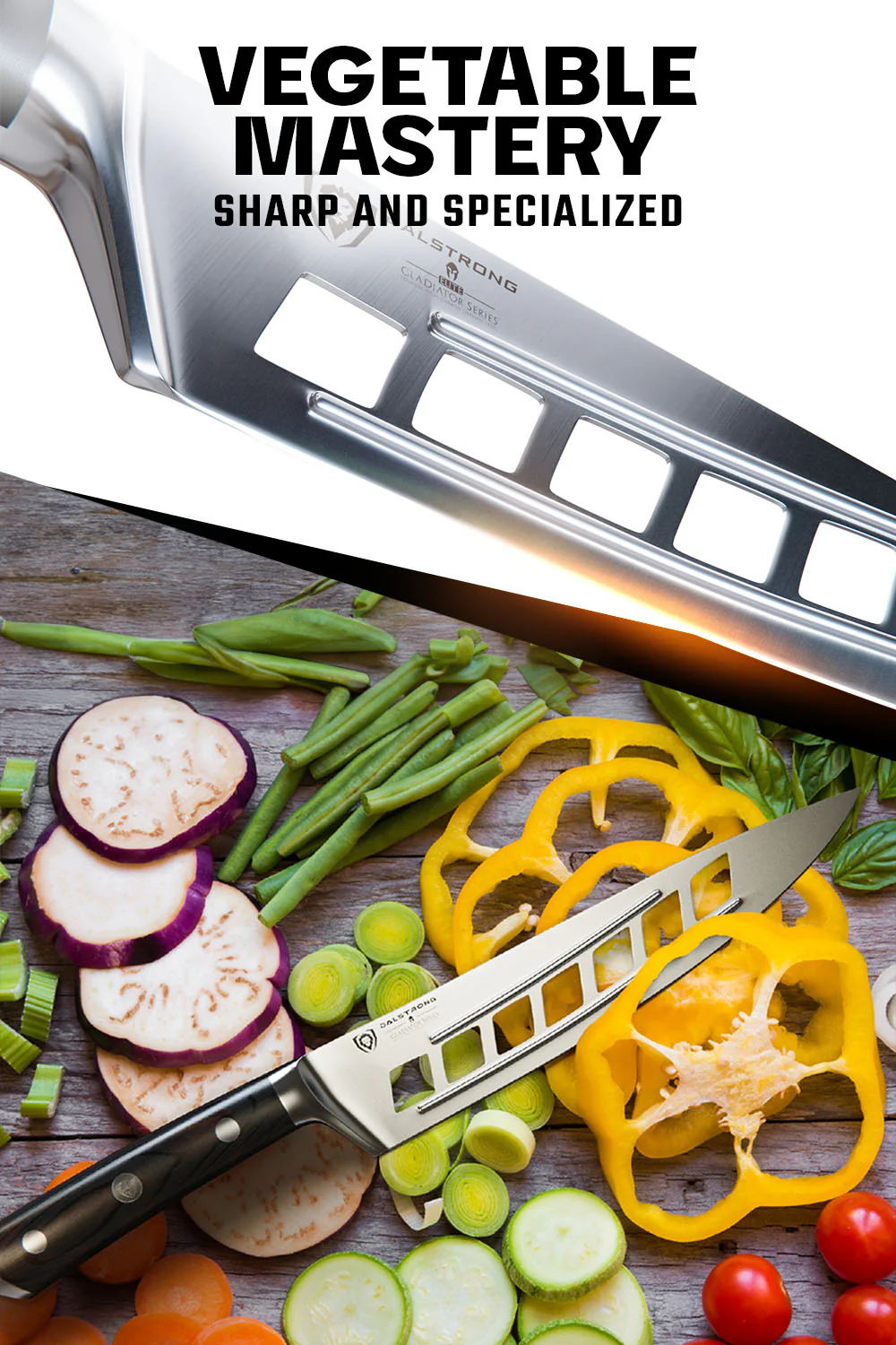 Vegetable Knife 8" | The Deflector | Gladiator Series | Dalstrong © - Image 3