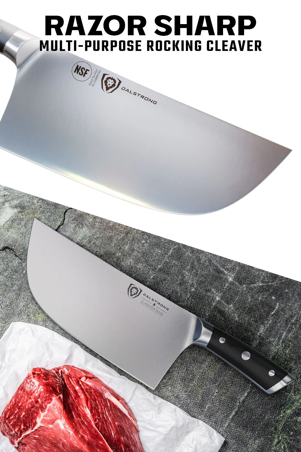 Meat Cleaver 9" | Ravager | Gladiator Series | Dalstrong © - Image 3