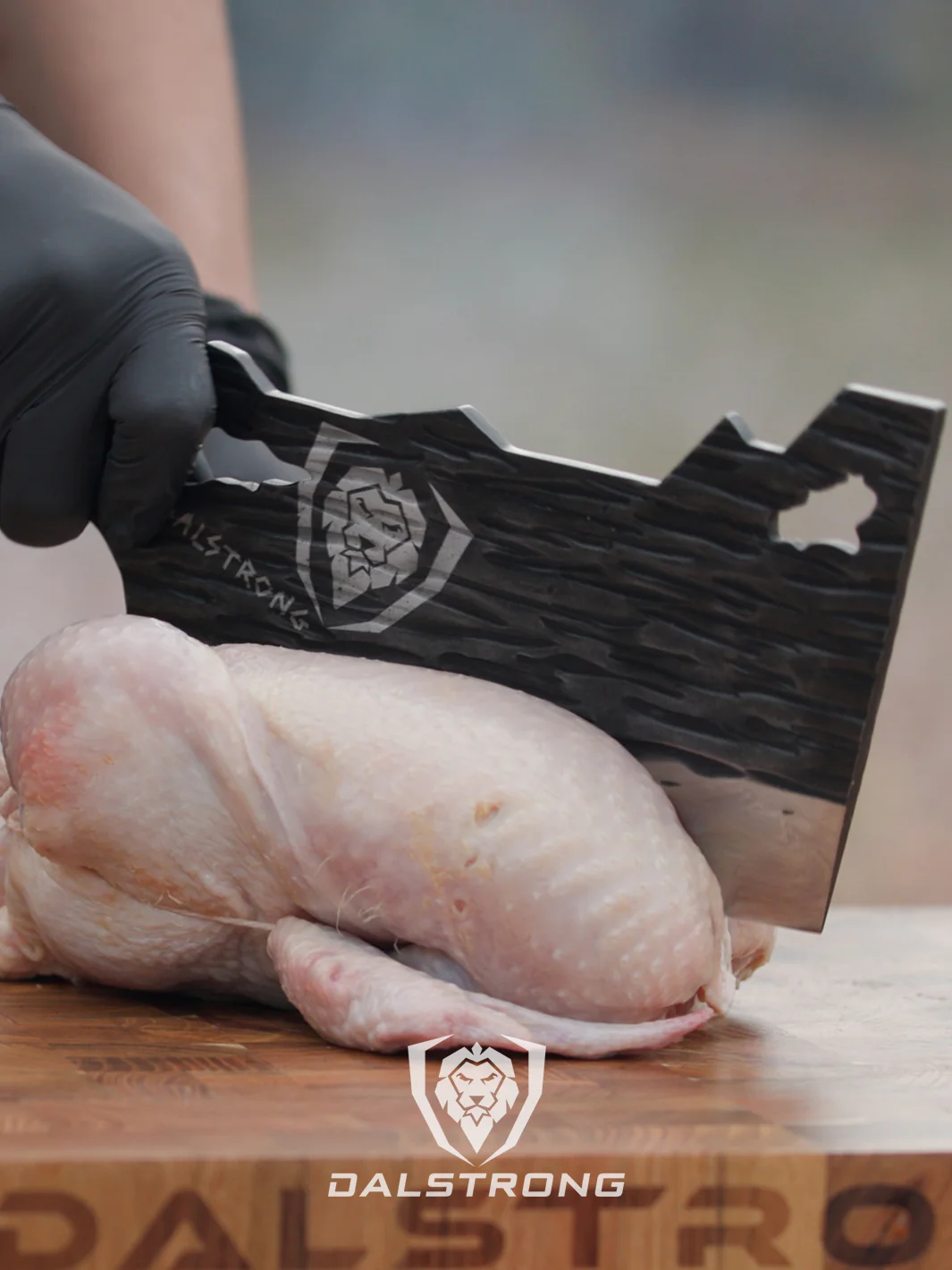 Meat Prep Bundle | Barbarian Series 9" Obliterator Meat Cleaver with Stand + 7" Venator Knife - Image 5