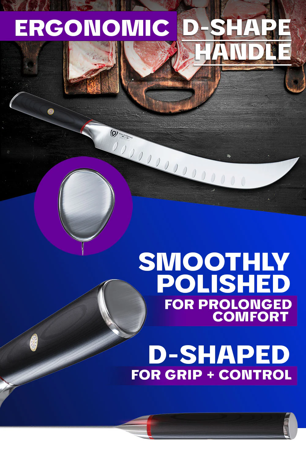 Butcher & Breaking Knife 10" | Phantom Series | Dalstrong © - Image 6