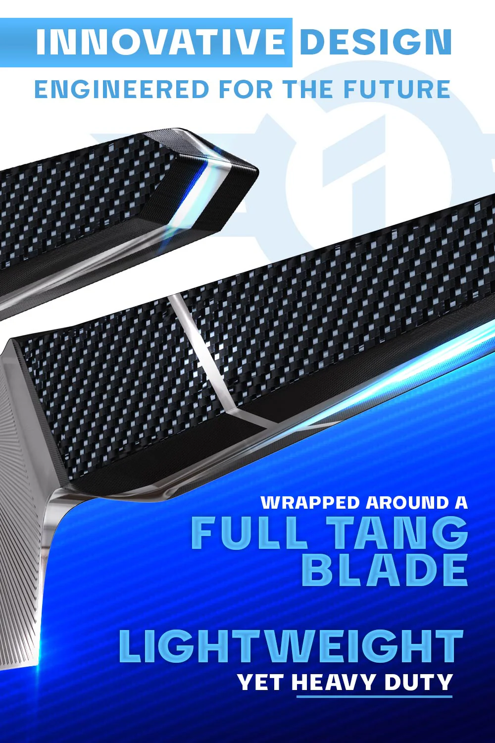 Chef & Cleaver Hybrid Knife 8" | Crixus | Quantum 1 Series | Dalstrong © - Image 5