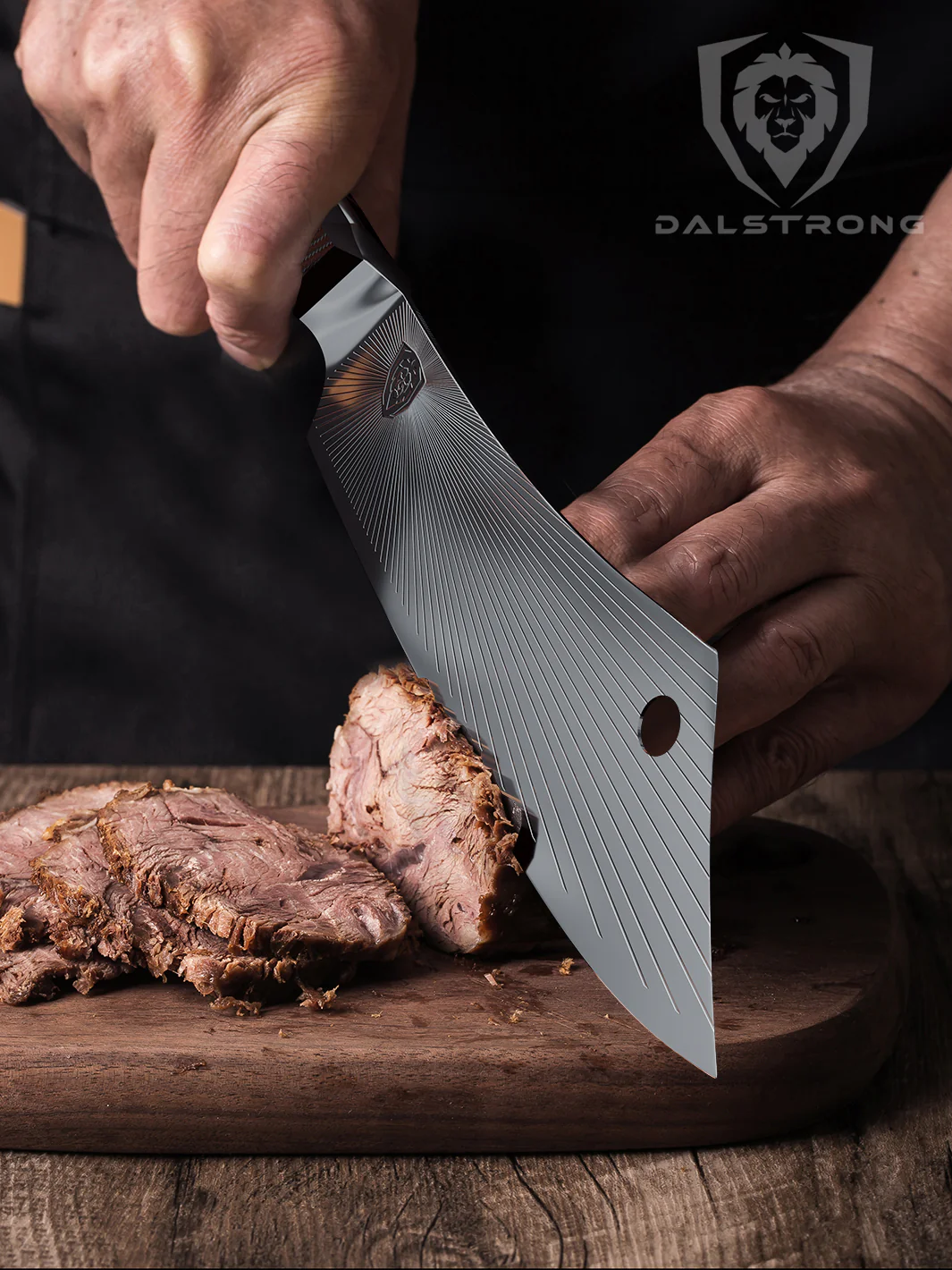 Chef & Cleaver Hybrid Knife 8" | Crixus | Quantum 1 Series | Dalstrong © - Image 8