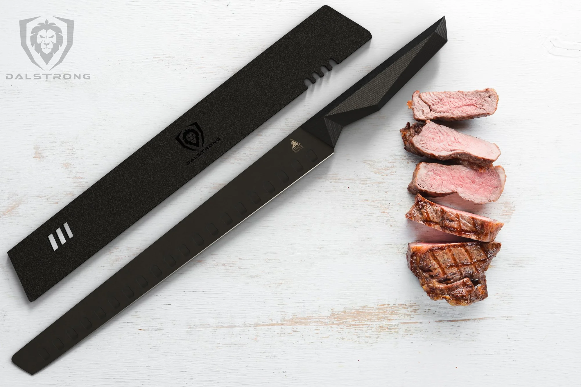 Slicing & Carving Knife 12" | Shadow Black Series | NSF Certified | Dalstrong © - Image 10
