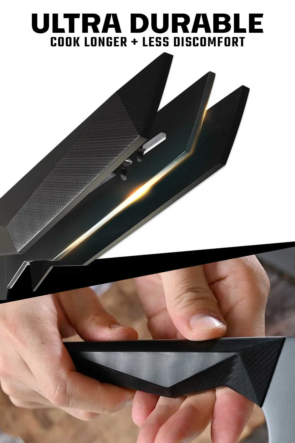 Mini Cleaver Knife 4.5" | Shadow Black Series | NSF Certified | Dalstrong © - Image 4
