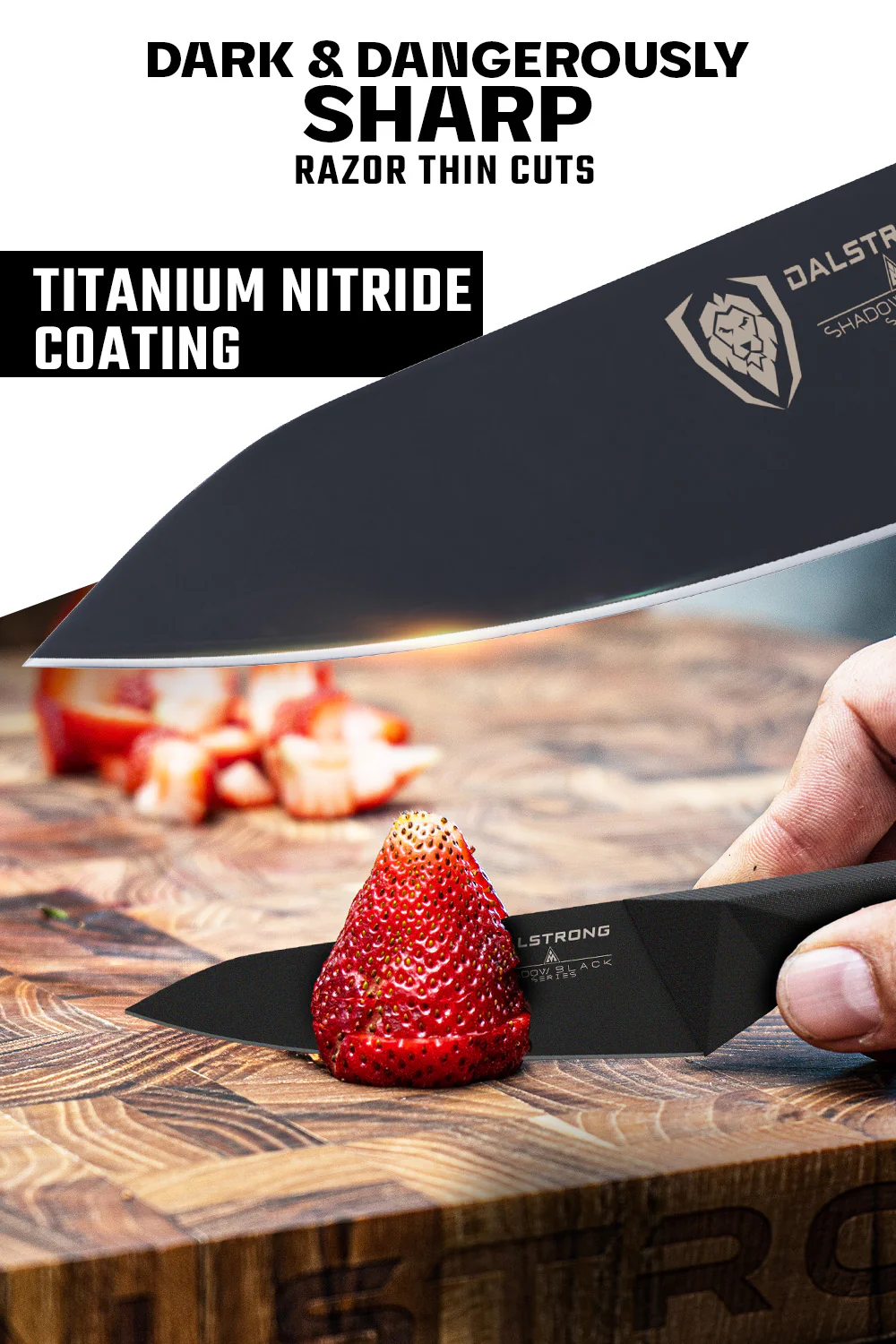 Paring Knife 3.75" | Shadow Black Series | NSF Certified | Dalstrong © - Image 3