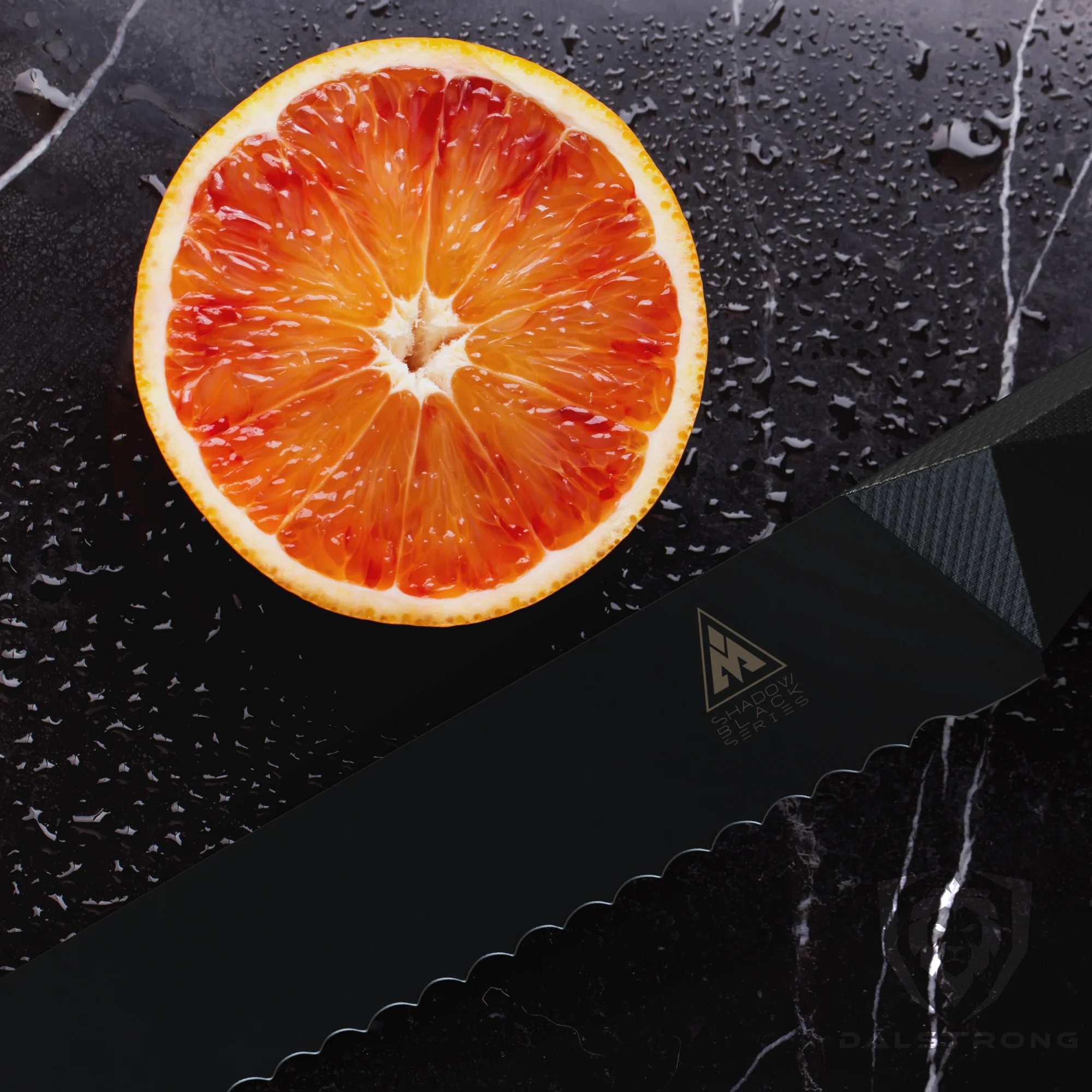 Serrated Utility Knife 6.5"  | Shadow Black Series | NSF Certified | Dalstrong © - Image 8