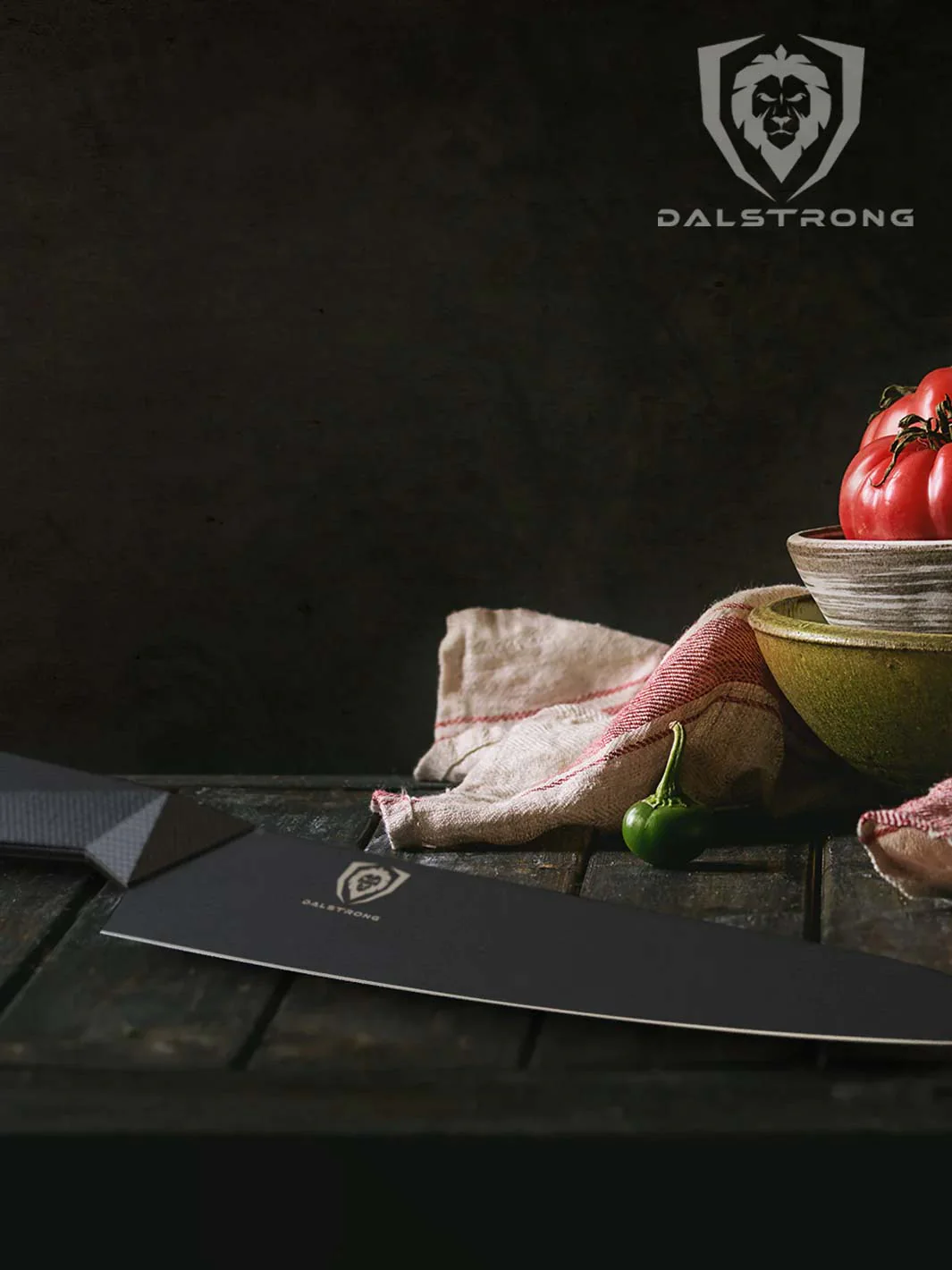 Chef's Knife 8" | Shadow Black Series | NSF Certified | Dalstrong © - Image 9
