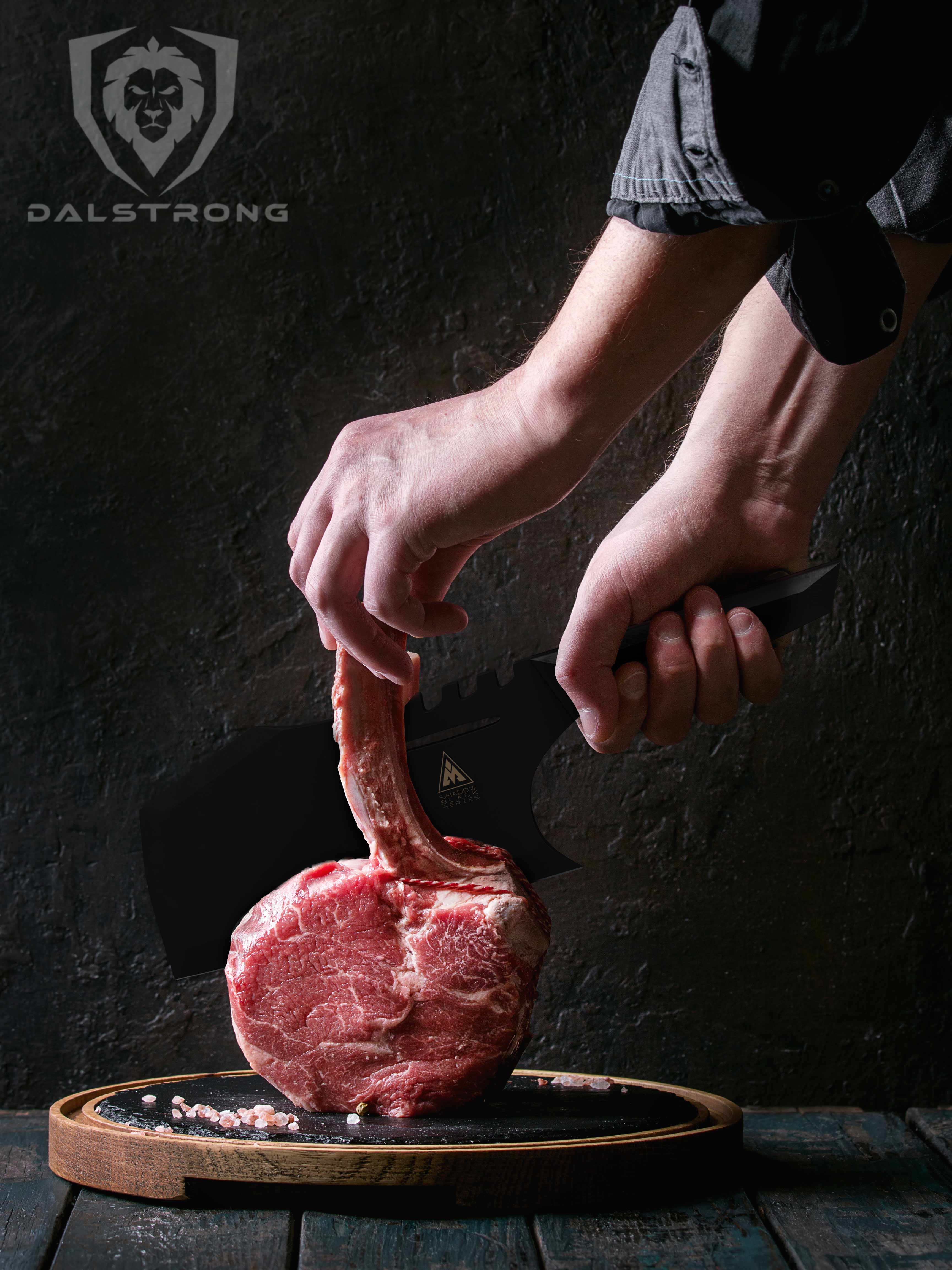Meat Cleaver 9" | Obliterator | Shadow Black Series | NSF Certified | Dalstrong © - Image 10