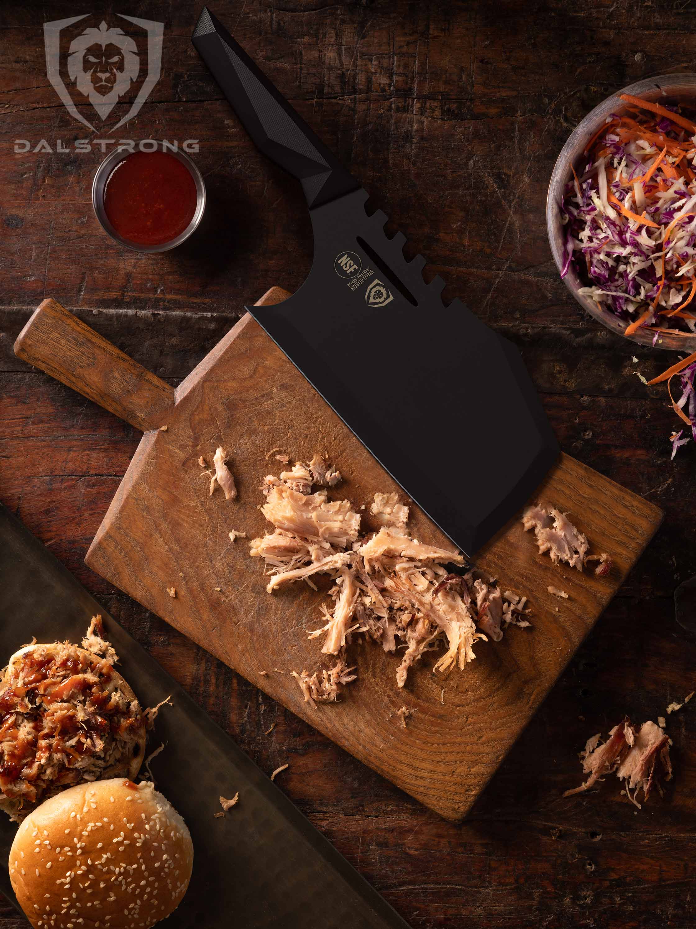 Meat Cleaver 9" | Obliterator | Shadow Black Series | NSF Certified | Dalstrong © - Image 9