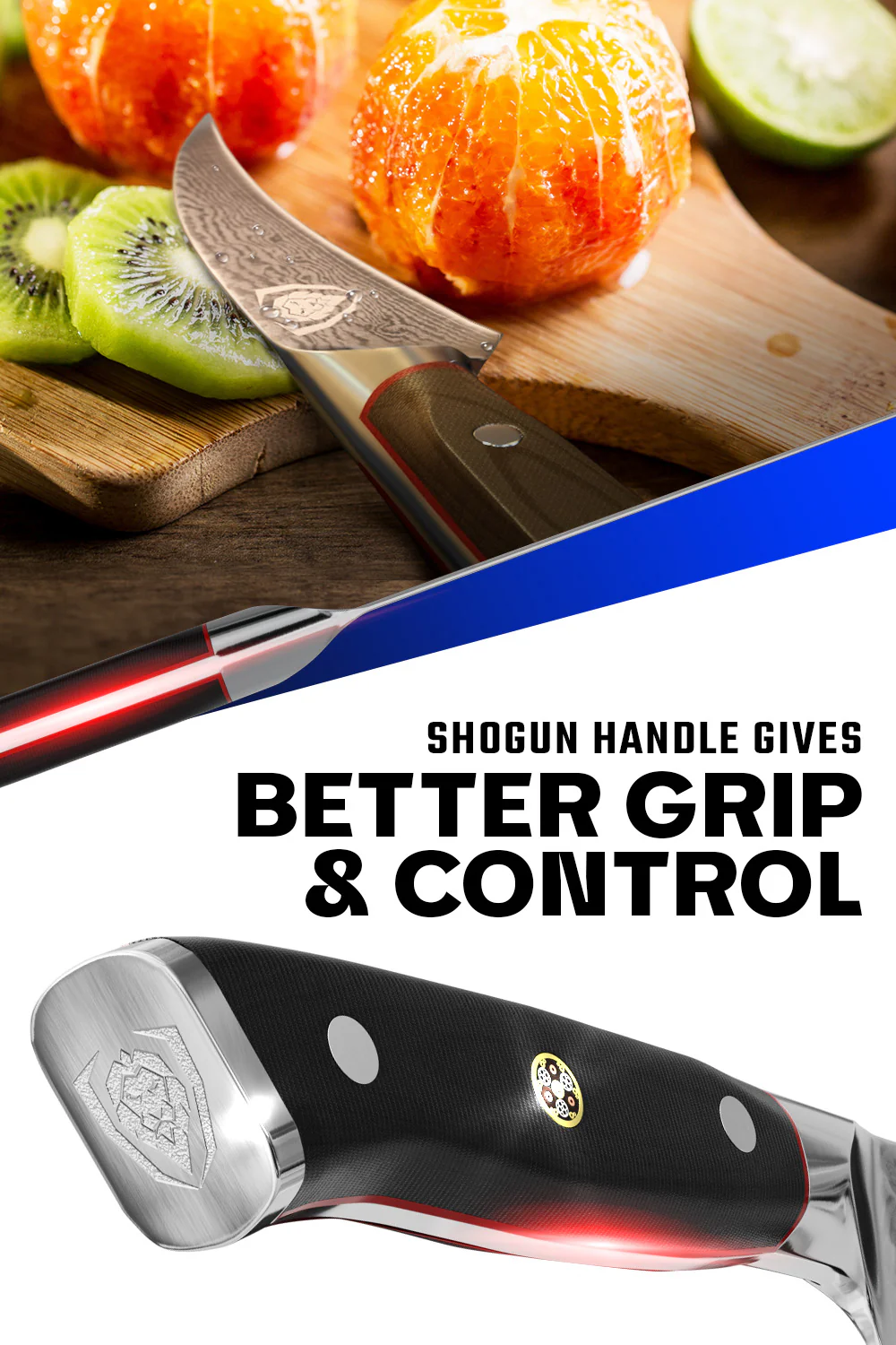 Bird's Beak Peeling & Paring Knife 3" | Shogun Series ELITE | Dalstrong © - Image 4