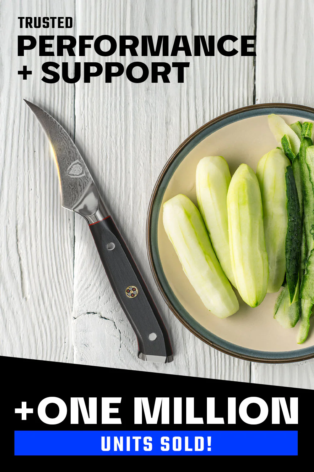 Bird's Beak Peeling & Paring Knife 3" | Shogun Series ELITE | Dalstrong © - Image 6