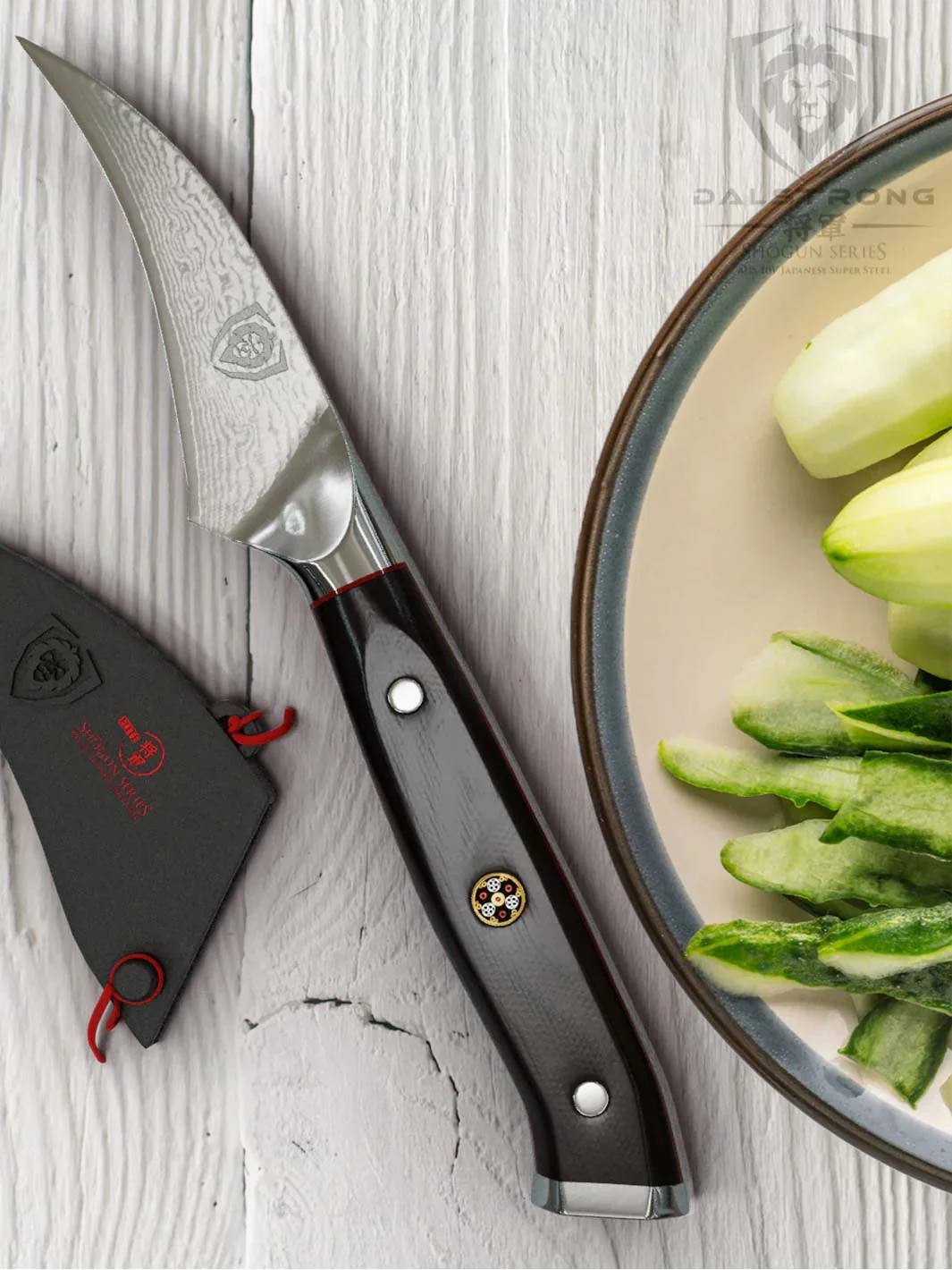 Bird's Beak Peeling & Paring Knife 3" | Shogun Series ELITE | Dalstrong © - Image 9
