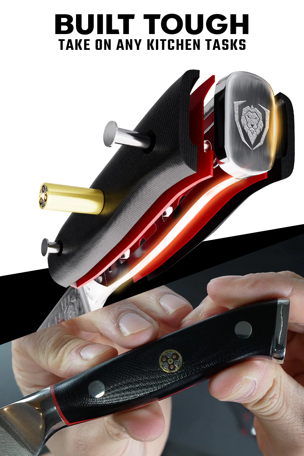 Mini Cleaver Knife 4.5" | Shogun Series ELITE | Dalstrong © - Image 3