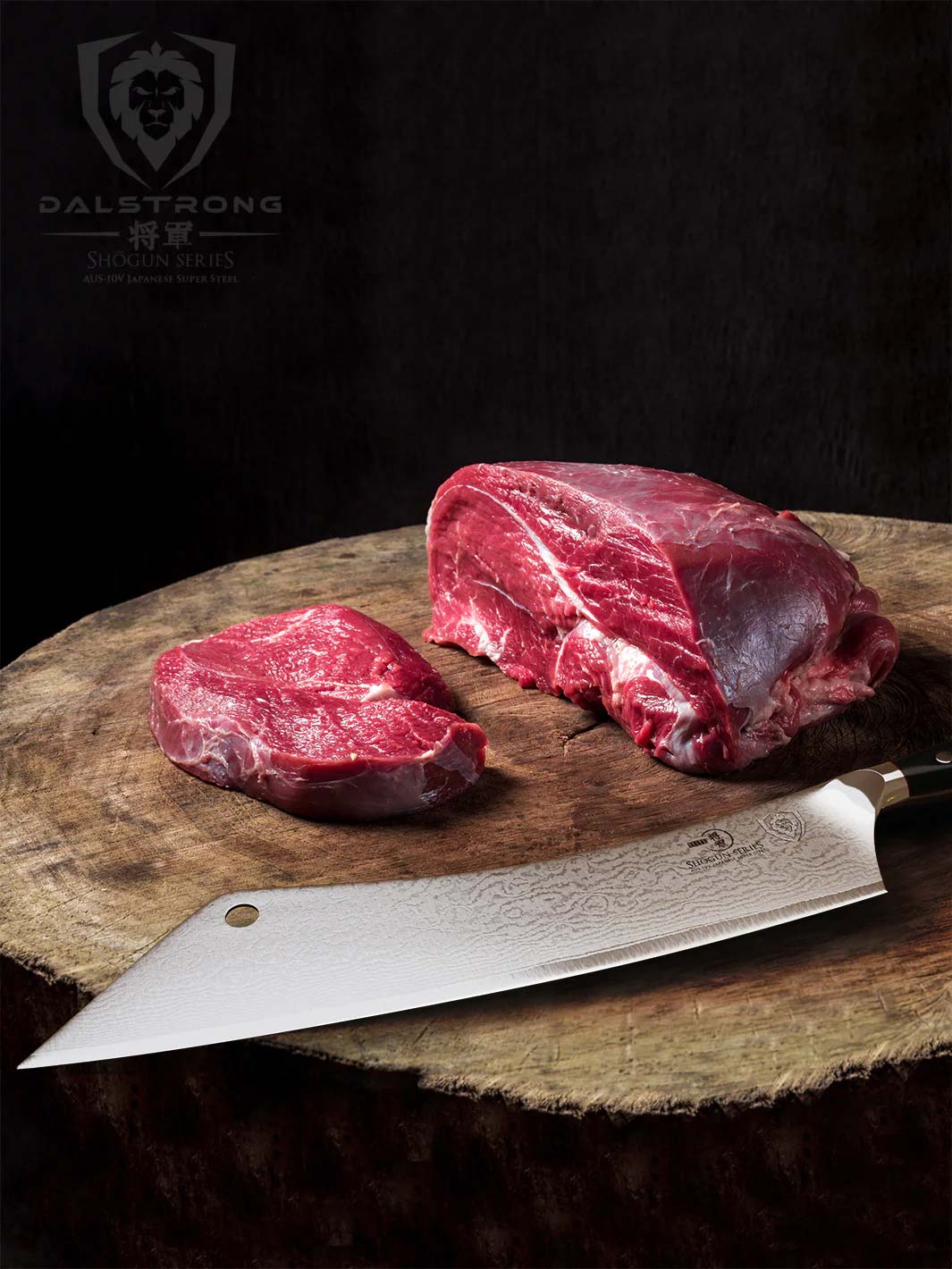Extra-Long Chef & Cleaver Hybrid Knife 12" | Crixus | Shogun Series ELITE | Dalstrong © - Image 7