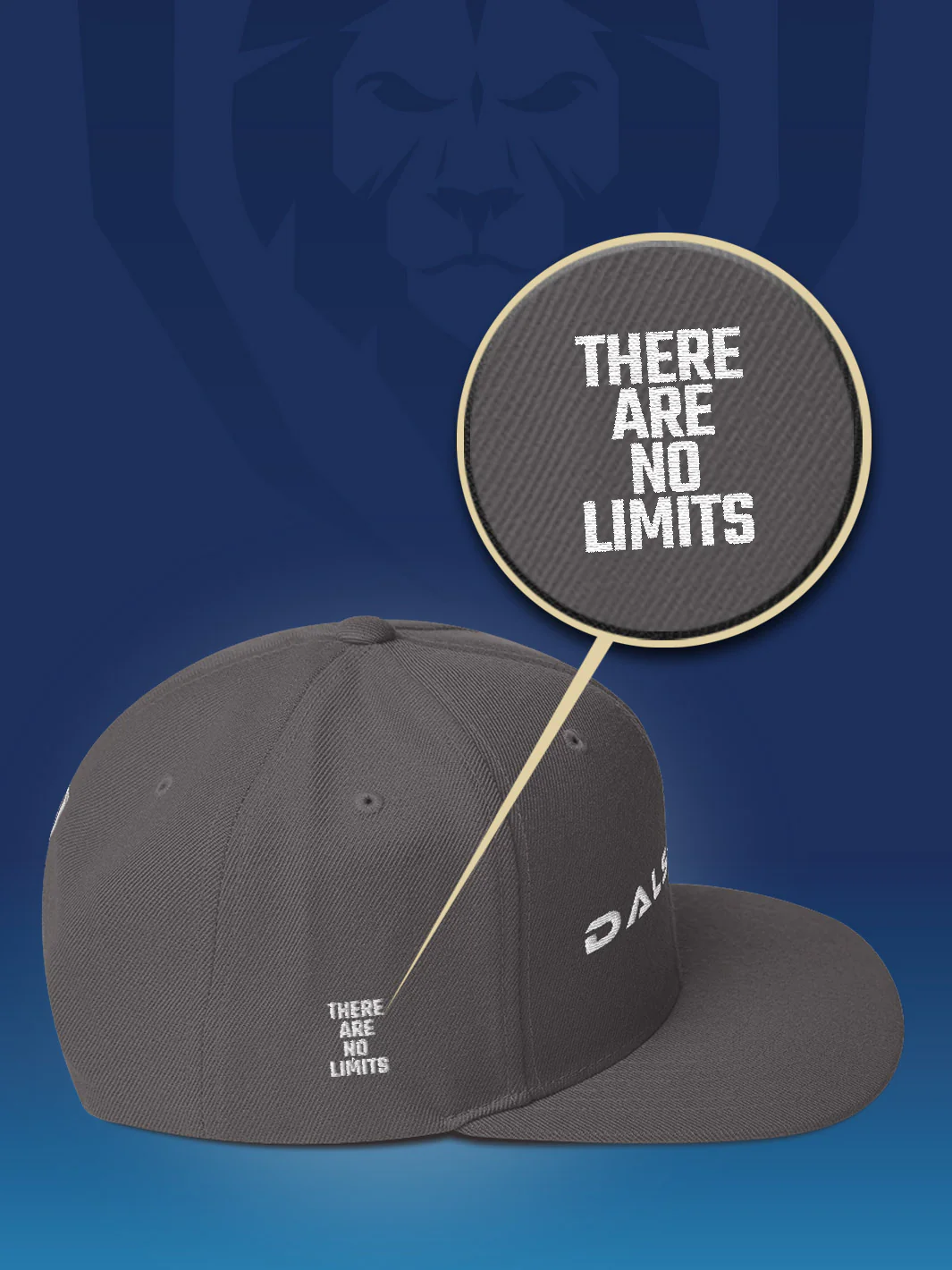 Make It Snappy Snapback Hat - Front to Back Logo | Apparel | Dalstrong © - Image 5
