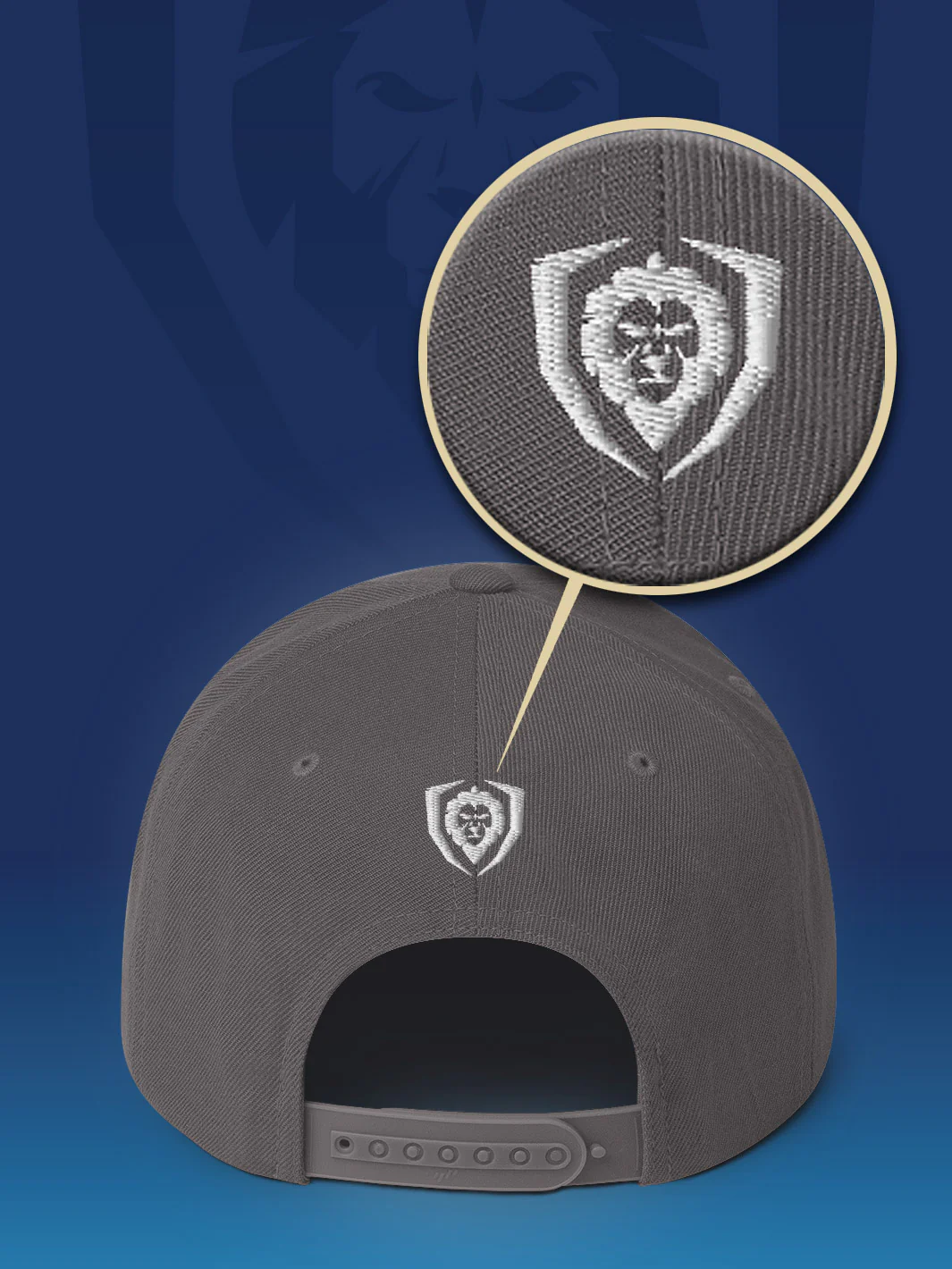 Make It Snappy Snapback Hat - Front to Back Logo | Apparel | Dalstrong © - Image 6