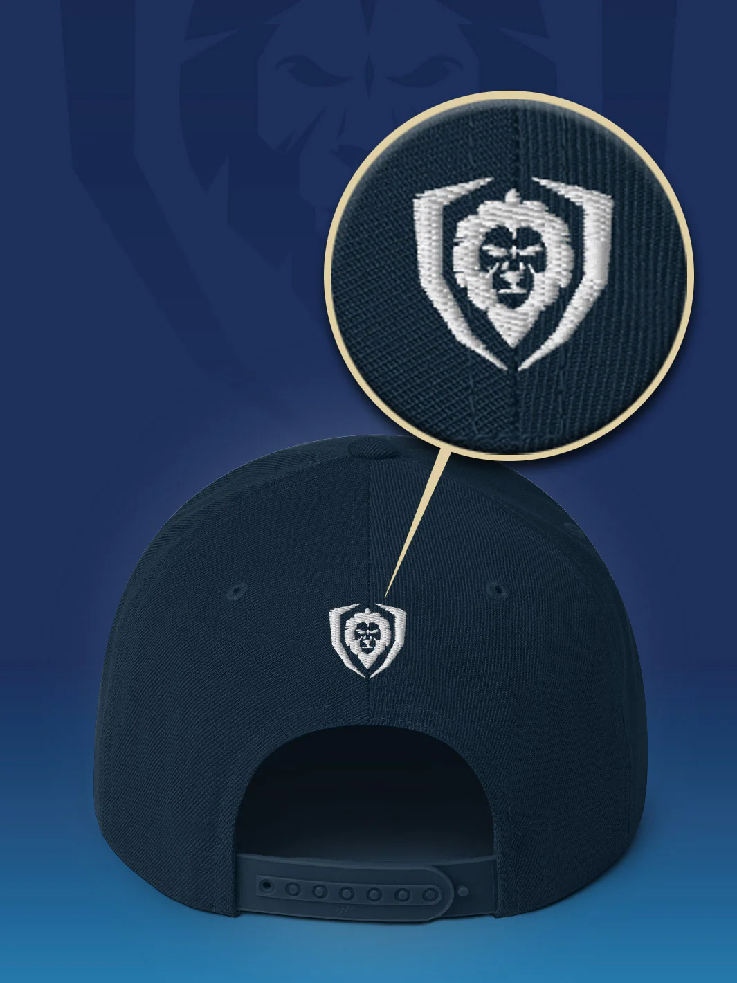 Make It Snappy Snapback Hat - Front to Back Logo | Apparel | Dalstrong © - Image 9