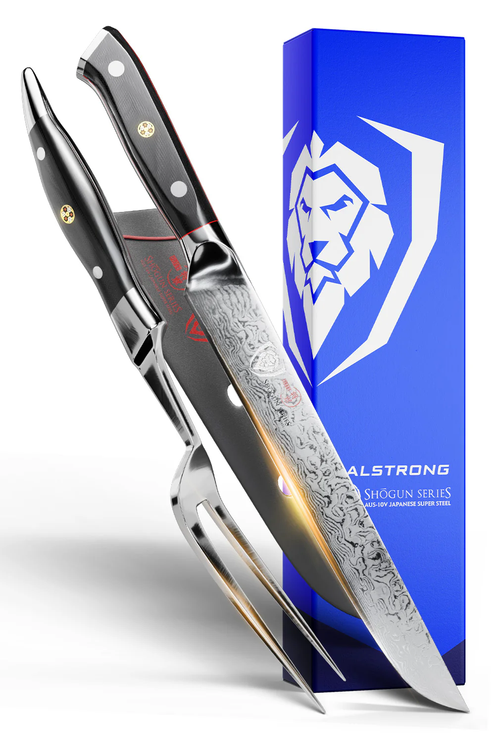 Carving Knife & Fork Set 9" | Shogun Series ELITE | Dalstrong ©