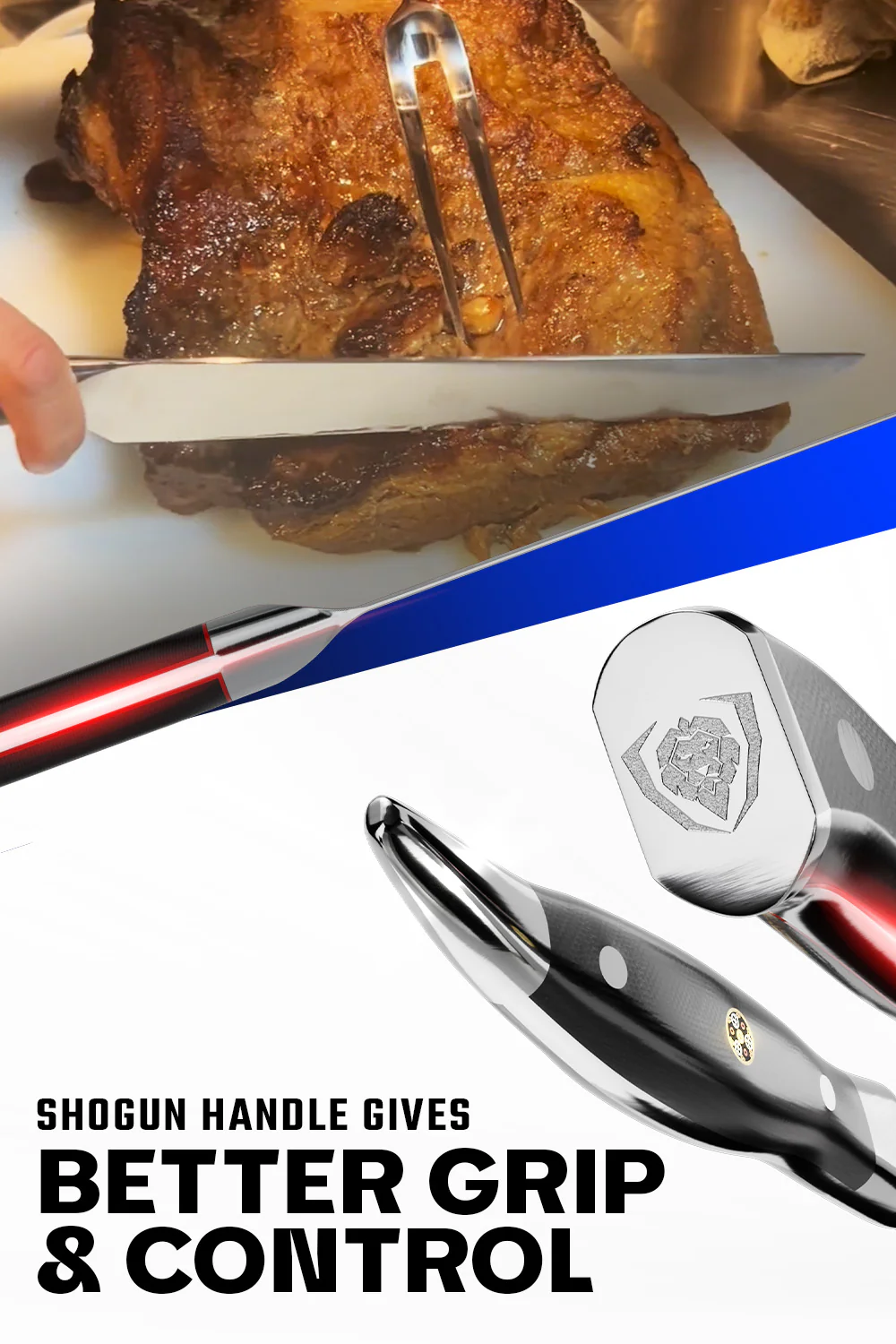 Carving Knife & Fork Set 9" | Shogun Series ELITE | Dalstrong © - Image 4