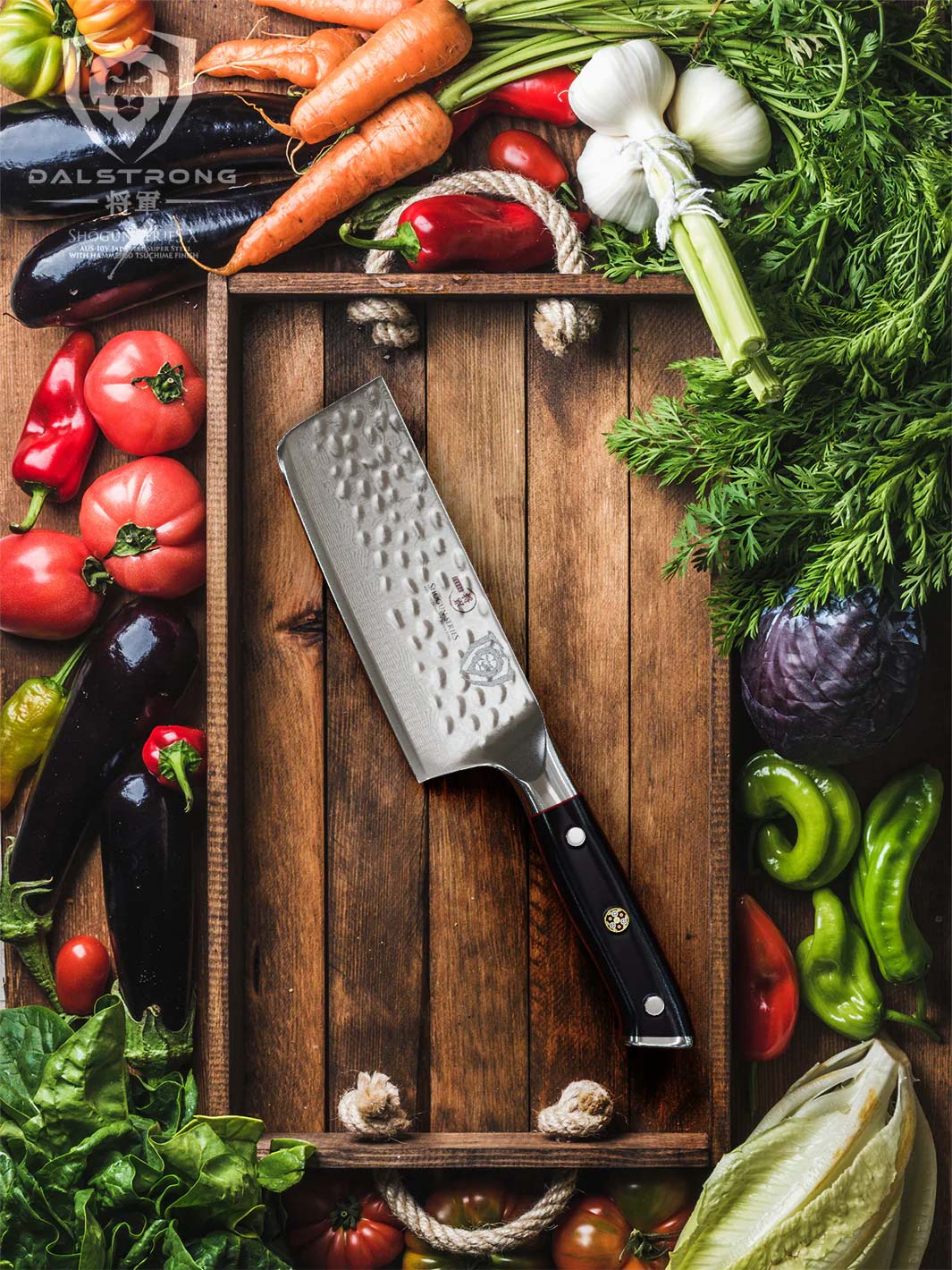 Nakiri Vegetable Knife 6" | Shogun Series ELITE | Dalstrong © - Image 3