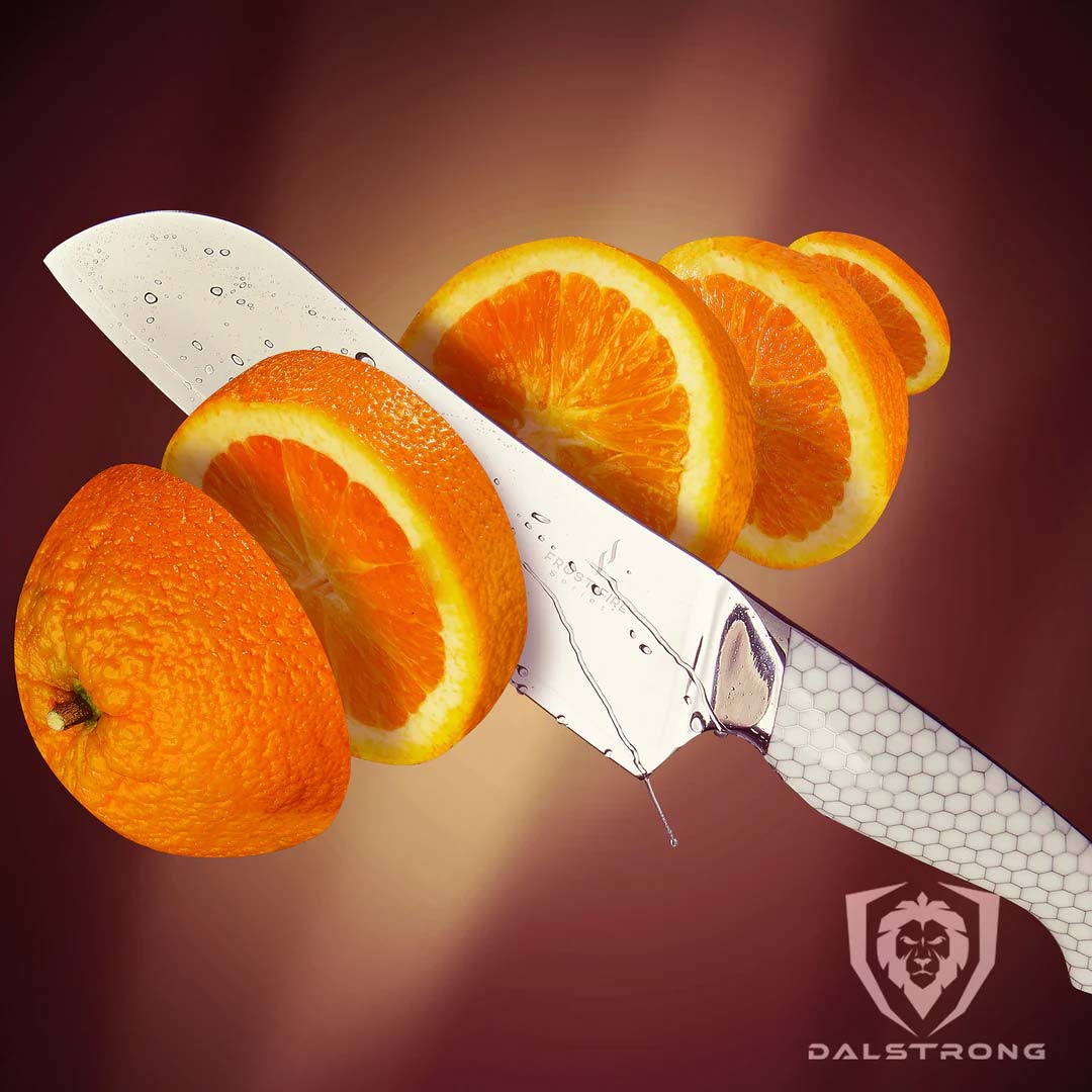 Santoku Knife 7" | Frost Fire Series | NSF Certified | Dalstrong © - Image 9